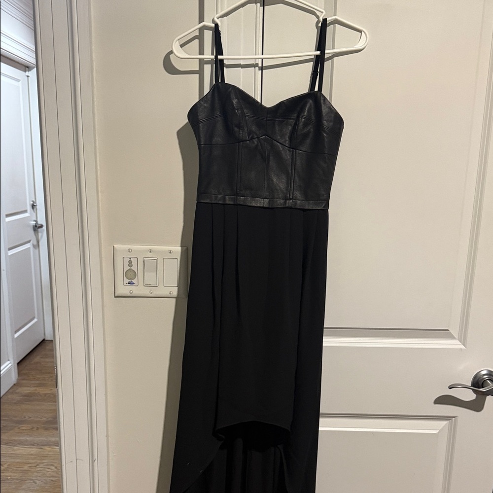 BCBGMaxAzria Black High Low Dress